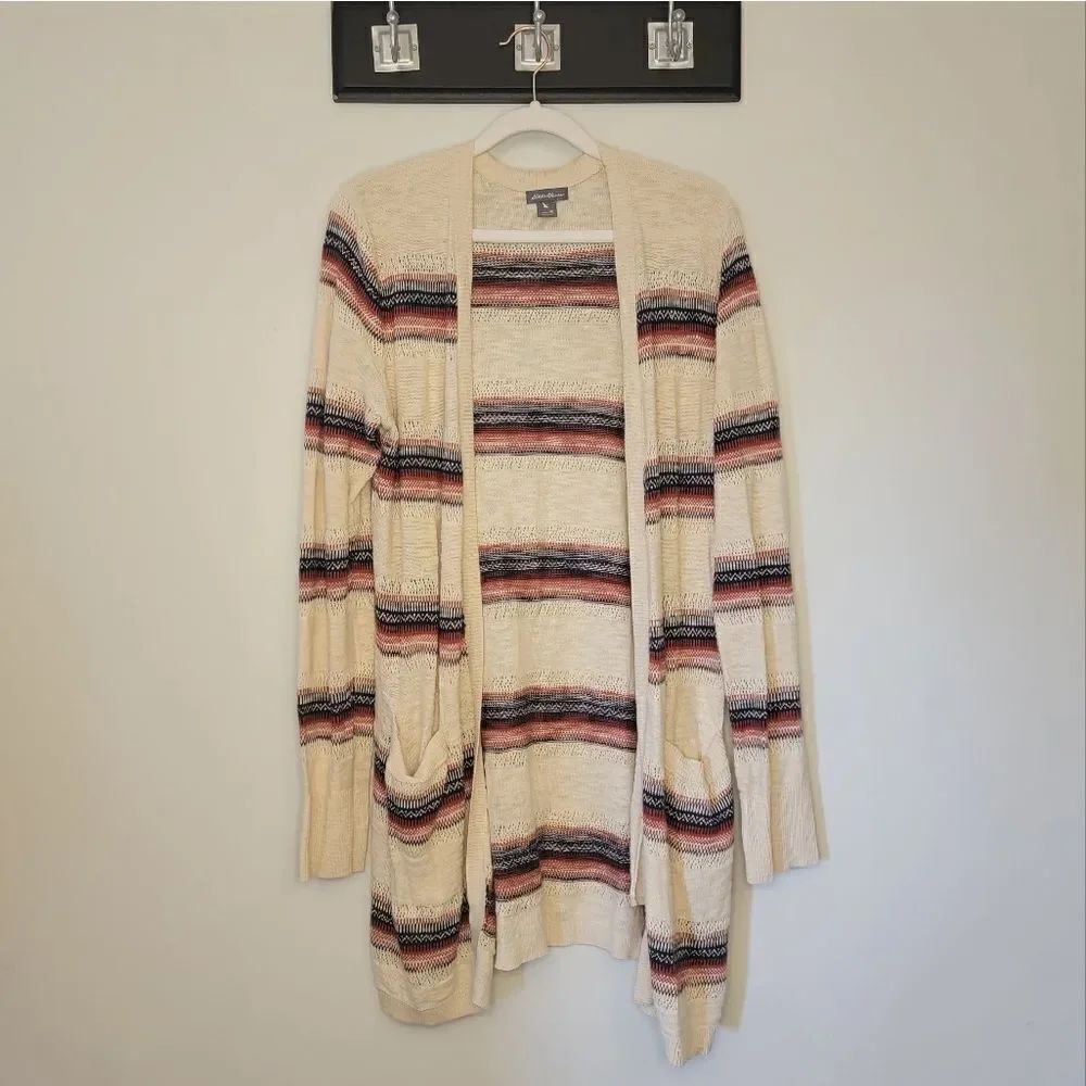 Eddie Bauer Striped Cardigan